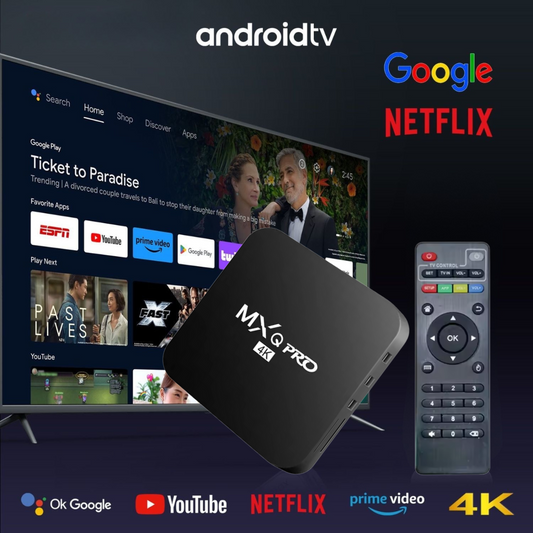 📺 TV Box 4K –Convierte tu TV en un Smart TV 🚀