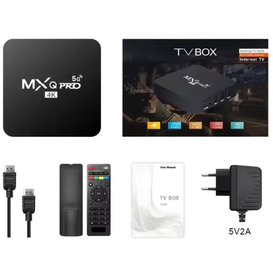 📺 TV Box 4K –Convierte tu TV en un Smart TV 🚀